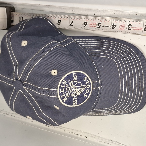 Navy Blue Cap KLEIN TOOLS ball Hat Rare Trucker Hat - Picture 1 of 6